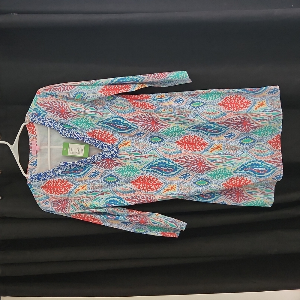NWT Lilly Pulitzer Courtney tunic dress in Let Minnow, small!